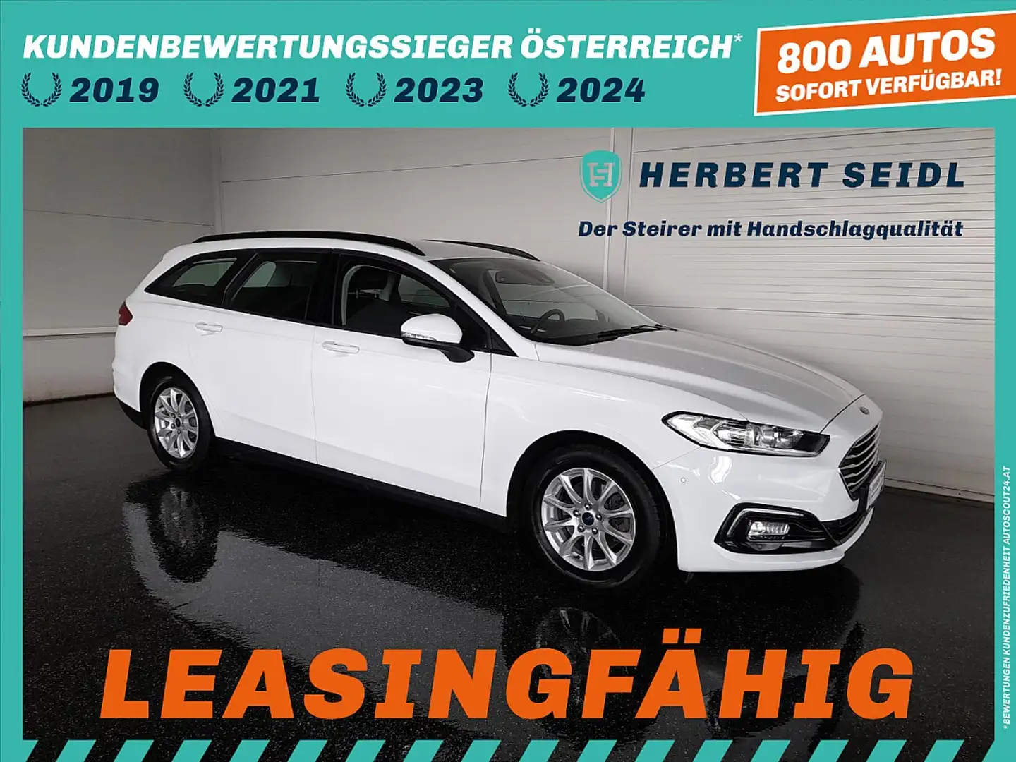 Ford Mondeo Turnier 2,0 EcoBlue Aut. *LED & FLA / NAVI / AH... Weiß - 1