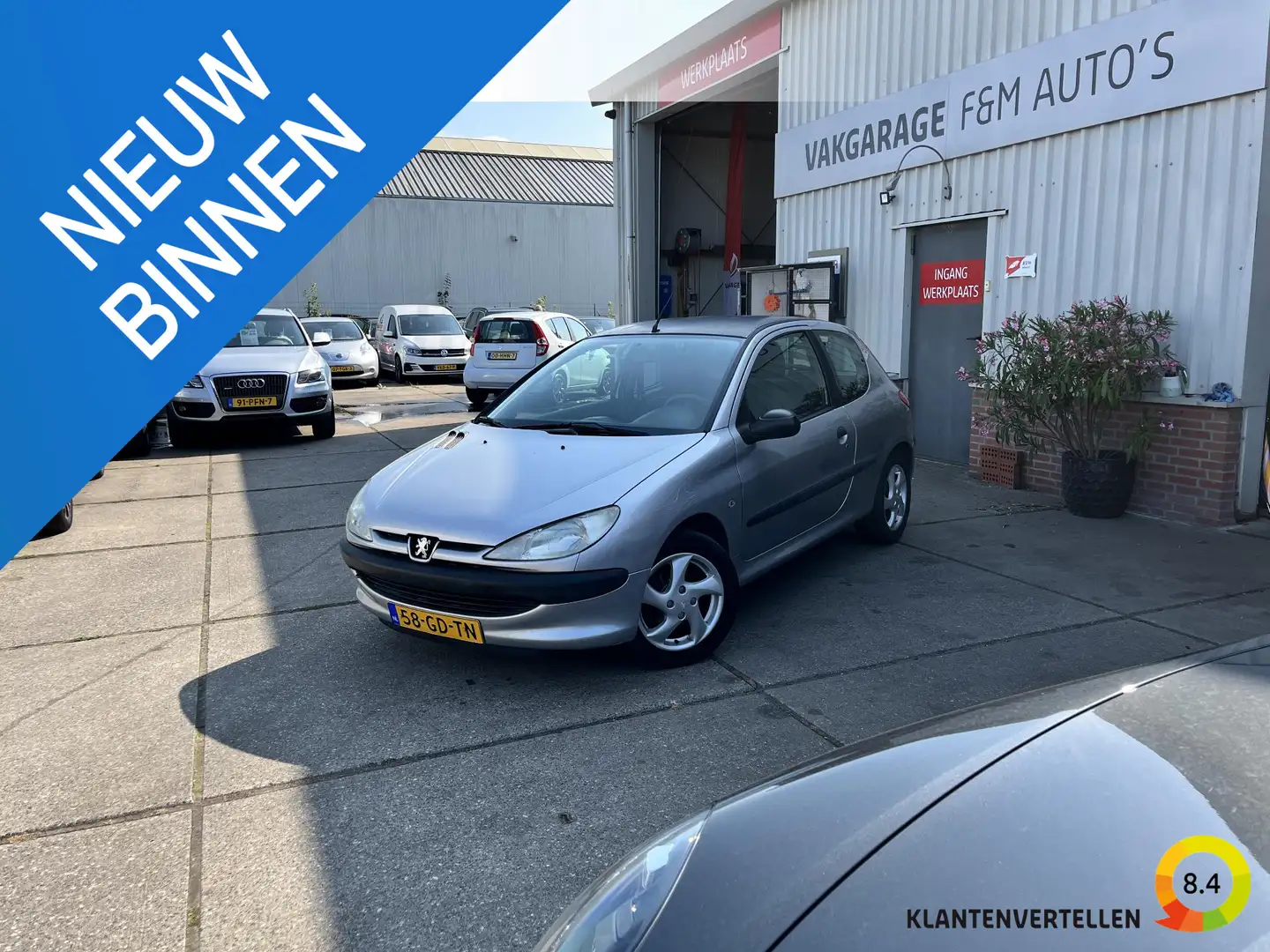Peugeot 206 1.4 XR Met nieuwe APK! Szary - 1