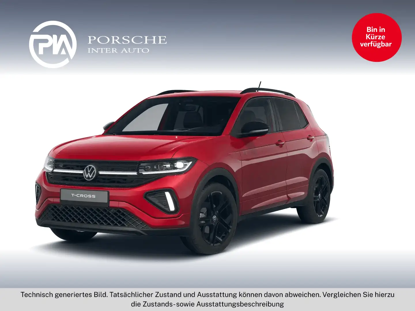 Volkswagen T-Cross Sport TSI DSG Rot - 1