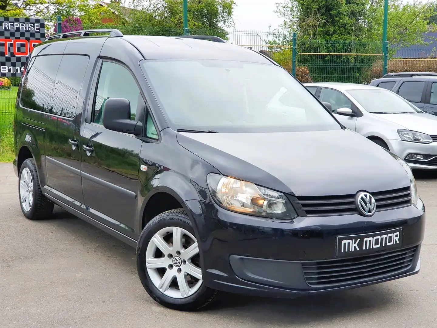 Volkswagen Caddy 🟢1.6 TDi 102CV - 7 PLACES - BOITE AUTOMATIQUE Schwarz - 1