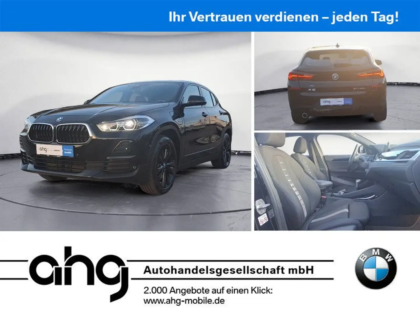 BMW X2 xDrive25e Advantage Plus Steptronic Aut. PDC Schwarz - 1