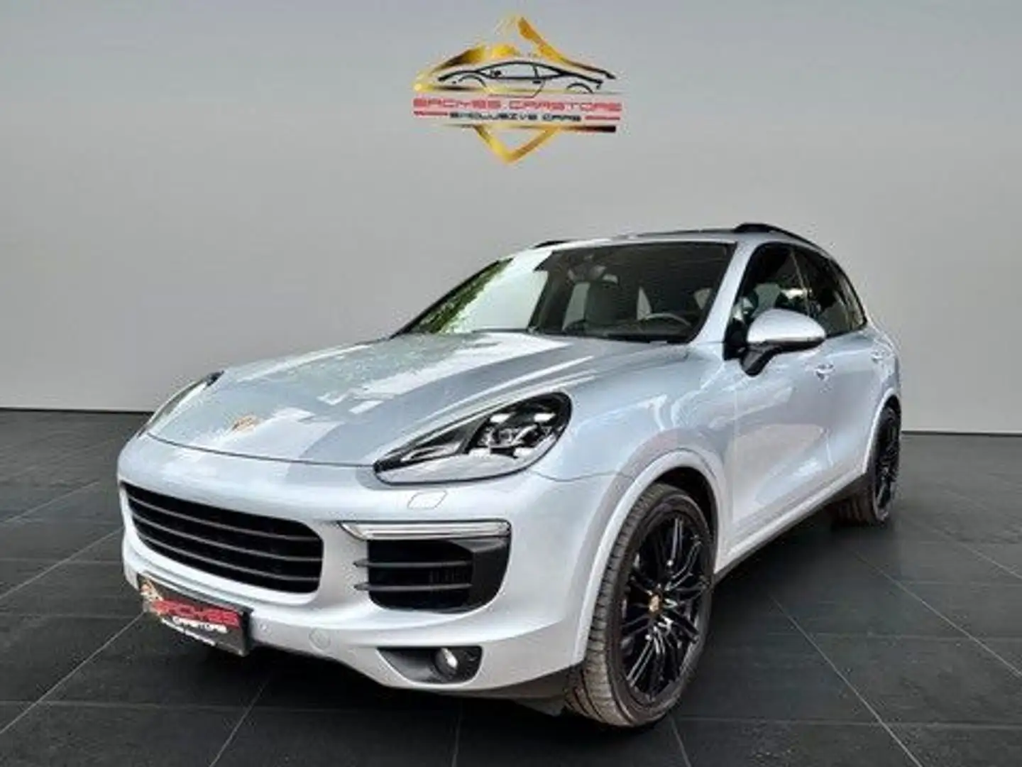 Porsche Cayenne S Diesel Platinum Edition*PANO*AHK*LED* Argent - 1