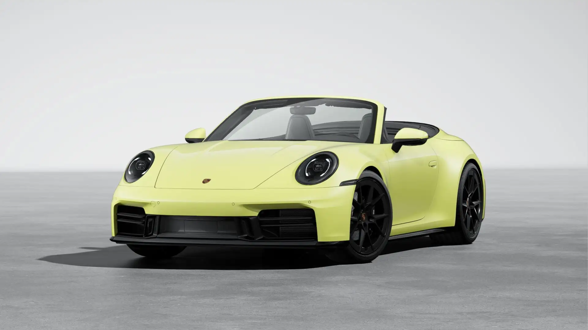 Porsche 992 Carrera Cabriolet Geel - 1