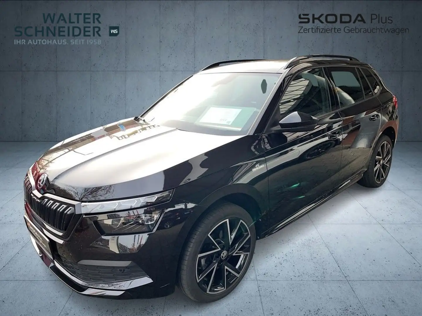 Skoda Kamiq 1.5 TSI DSG Monte Carlo Navi LED Pano Zwart - 2