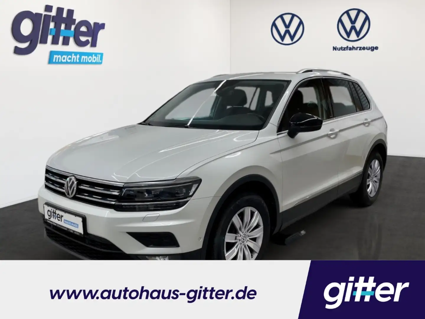 Volkswagen Tiguan 1.5 TSI IQ.DRIVE ACC LED AHK KAMERA NAV ACTIVE INF Weiß - 1