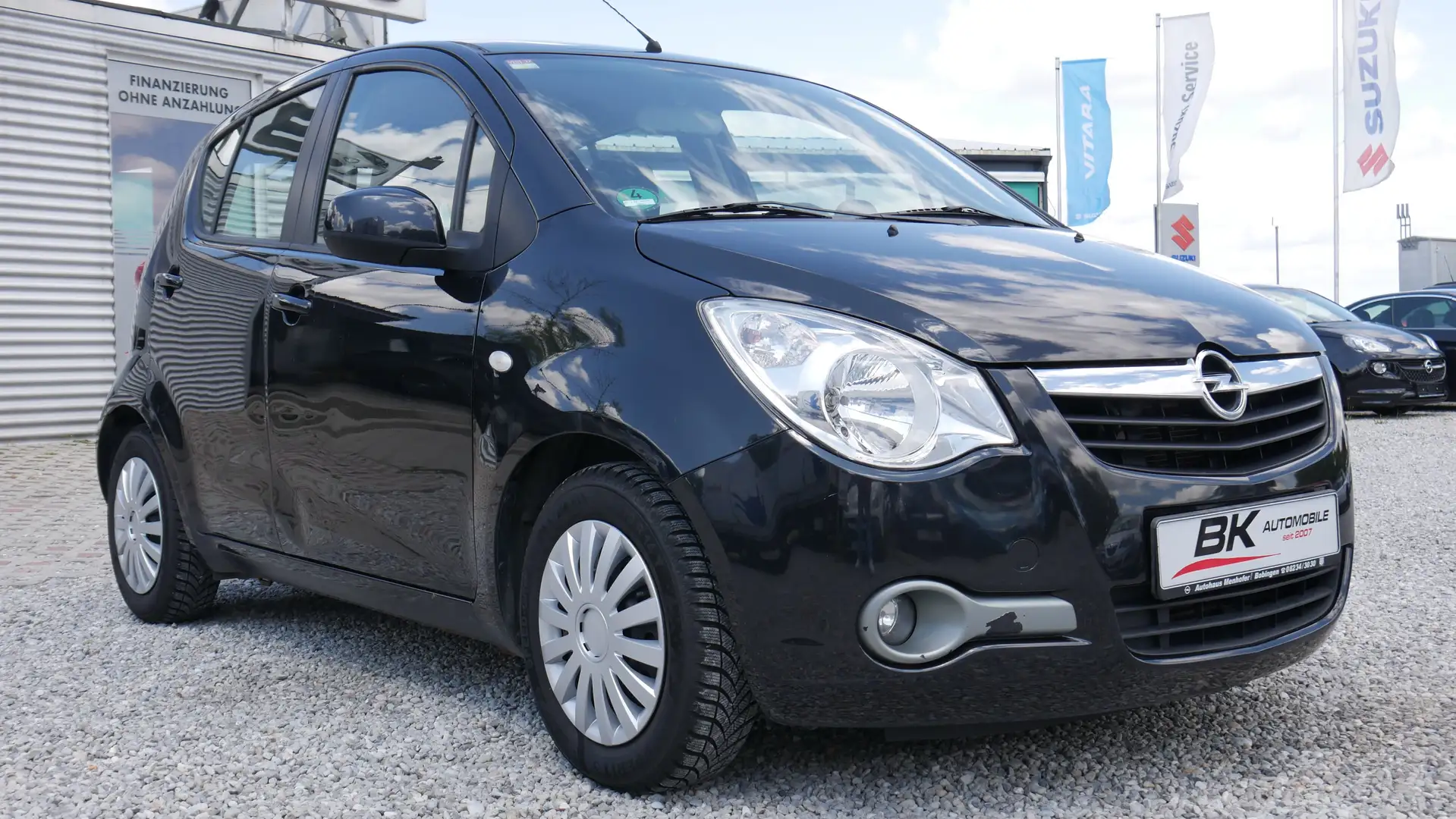 Opel Agila 1.2 Edition Scheckheft Klima Anhängerkupplung Noir - 1