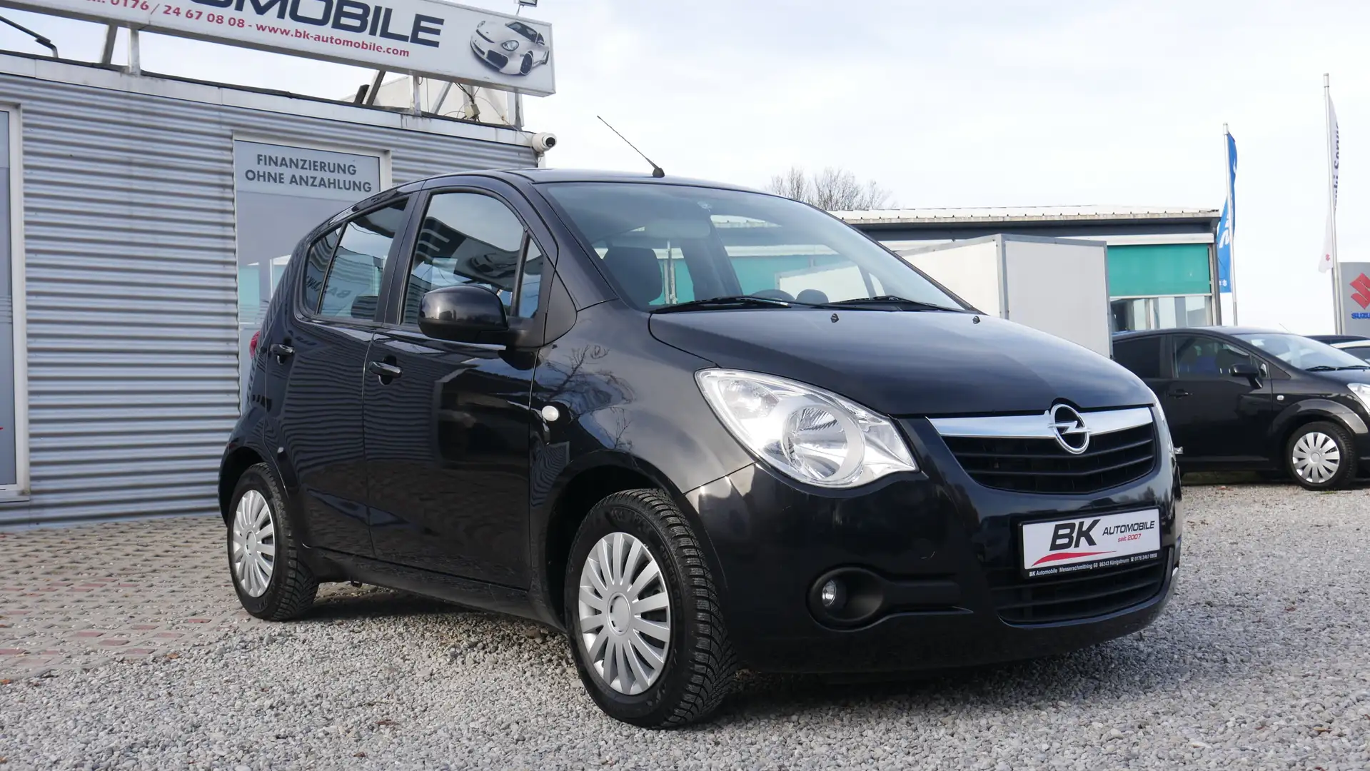 Opel Agila 1.2 Edition Scheckheft Klima Anhängerkupplung Negro - 1