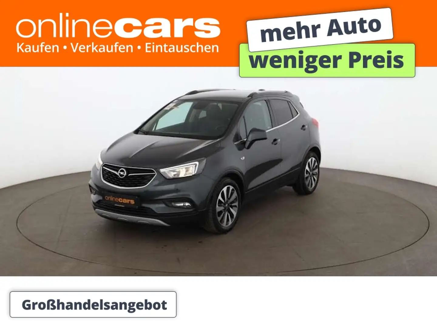 Opel Mokka 1.6 Benzin LEDER NAVI SITZHZG TEMPOMAT PDC Grau - 1