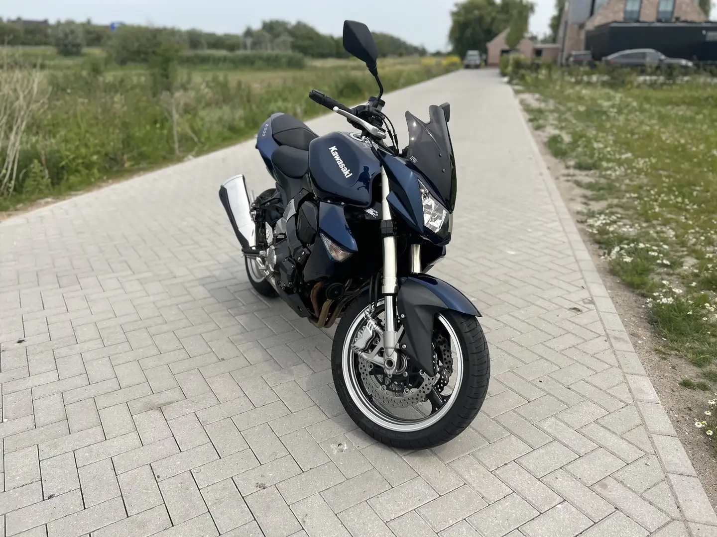 Kawasaki Z 1000 2008-2010 model Albastru - 2