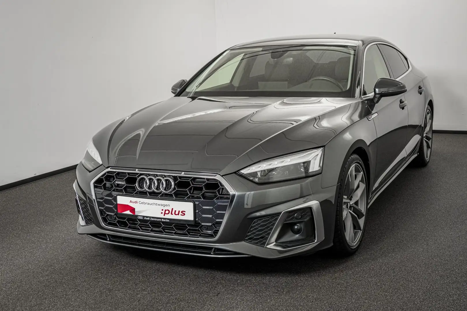 Audi A5 S line 45 TDI qu.tiptr. STDHZG ACC Grau - 2