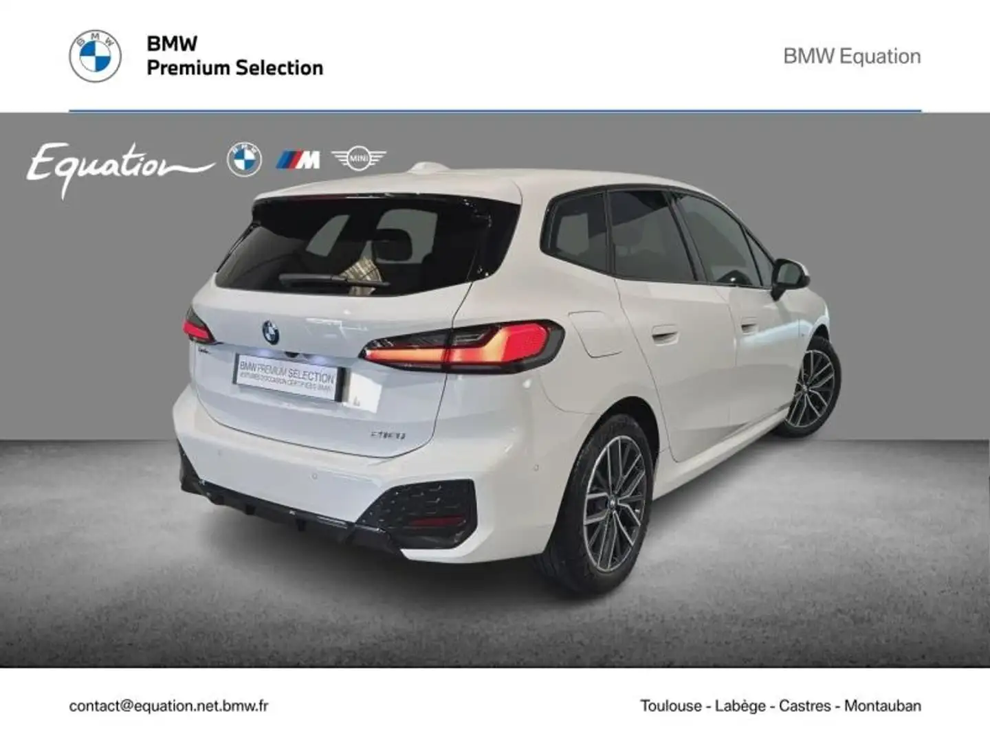 BMW 218 218i 136ch M Sport DKG7 Blanc - 2