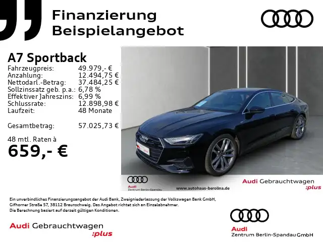 Audi A7 50 TFSI e qu. S line S tronic *B&O*