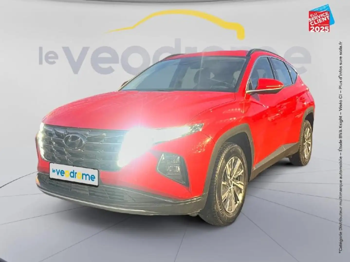 Hyundai TUCSON 1.6 T-GDi 230ch Hybrid Business BVA6 Camera Carplay Rouge - 1