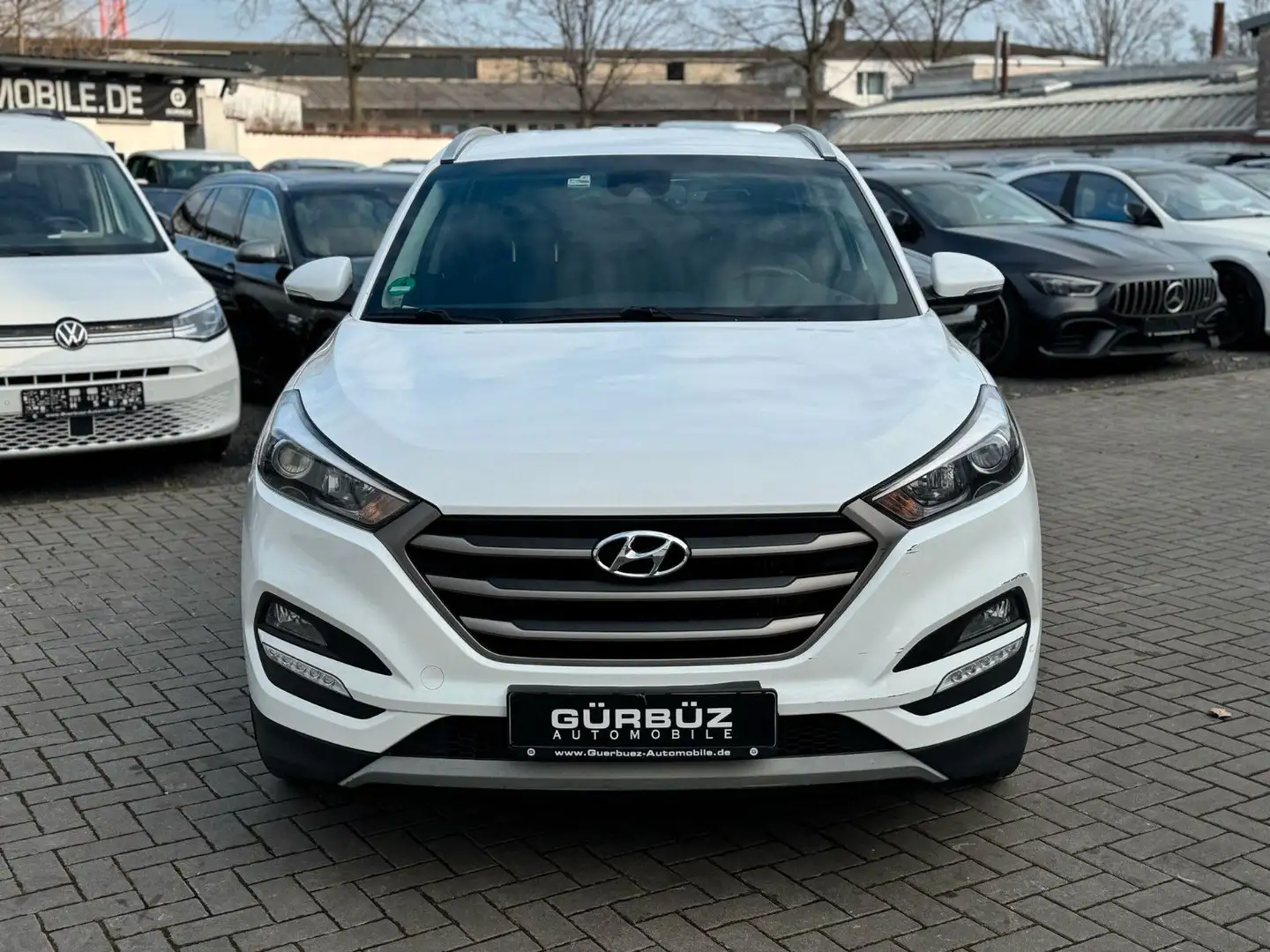 Hyundai TUCSON Advantage 4WD Leder*NAvi*Kamera*AHK Blanco - 2