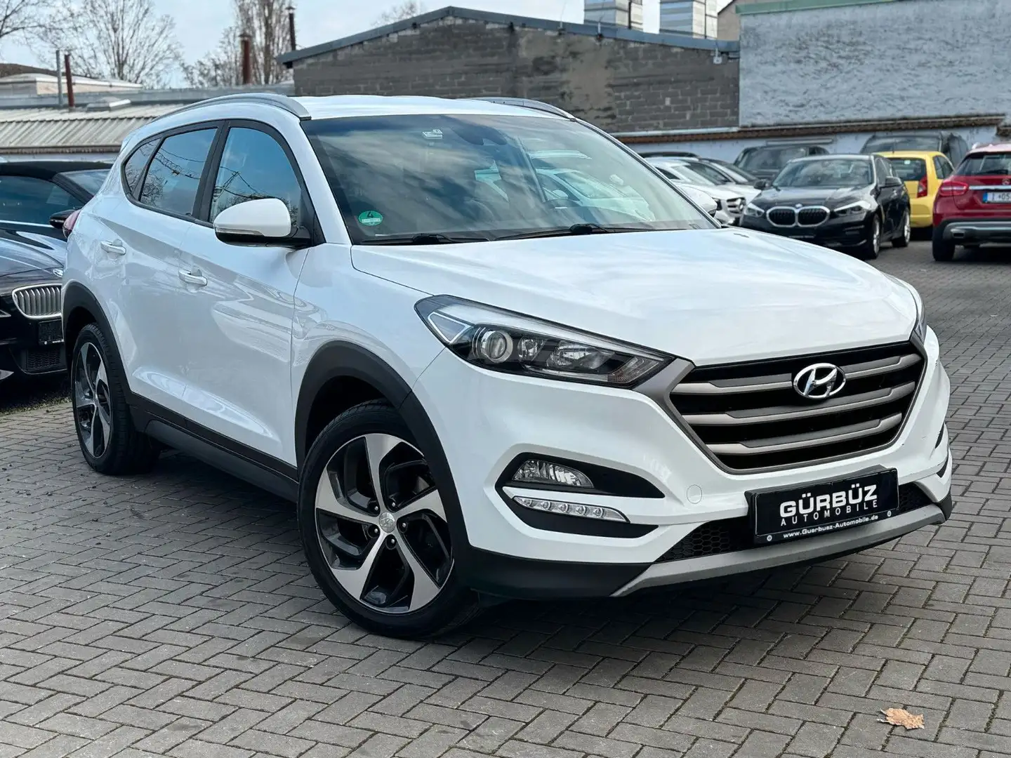 Hyundai TUCSON Advantage 4WD Leder*NAvi*Kamera*AHK Blanco - 1