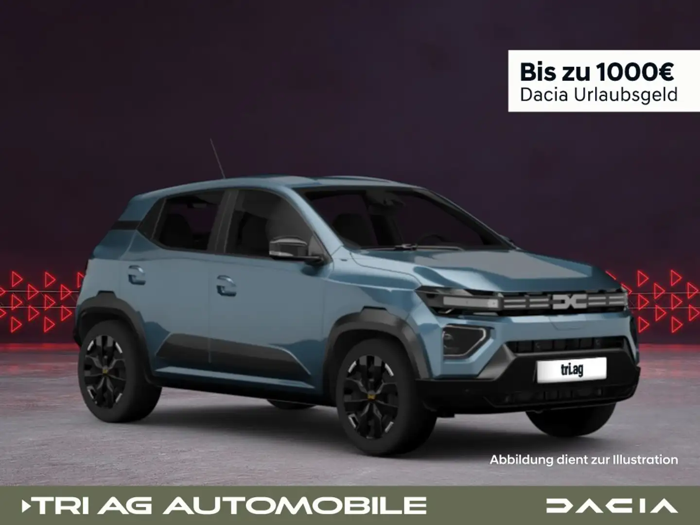 Dacia Spring Extreme Electric 65 CCS Klima Navi PDC Blau - 1