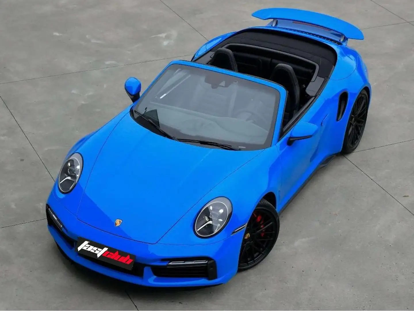 Porsche 911 992 Turbo Cabriolet Bleu - 2