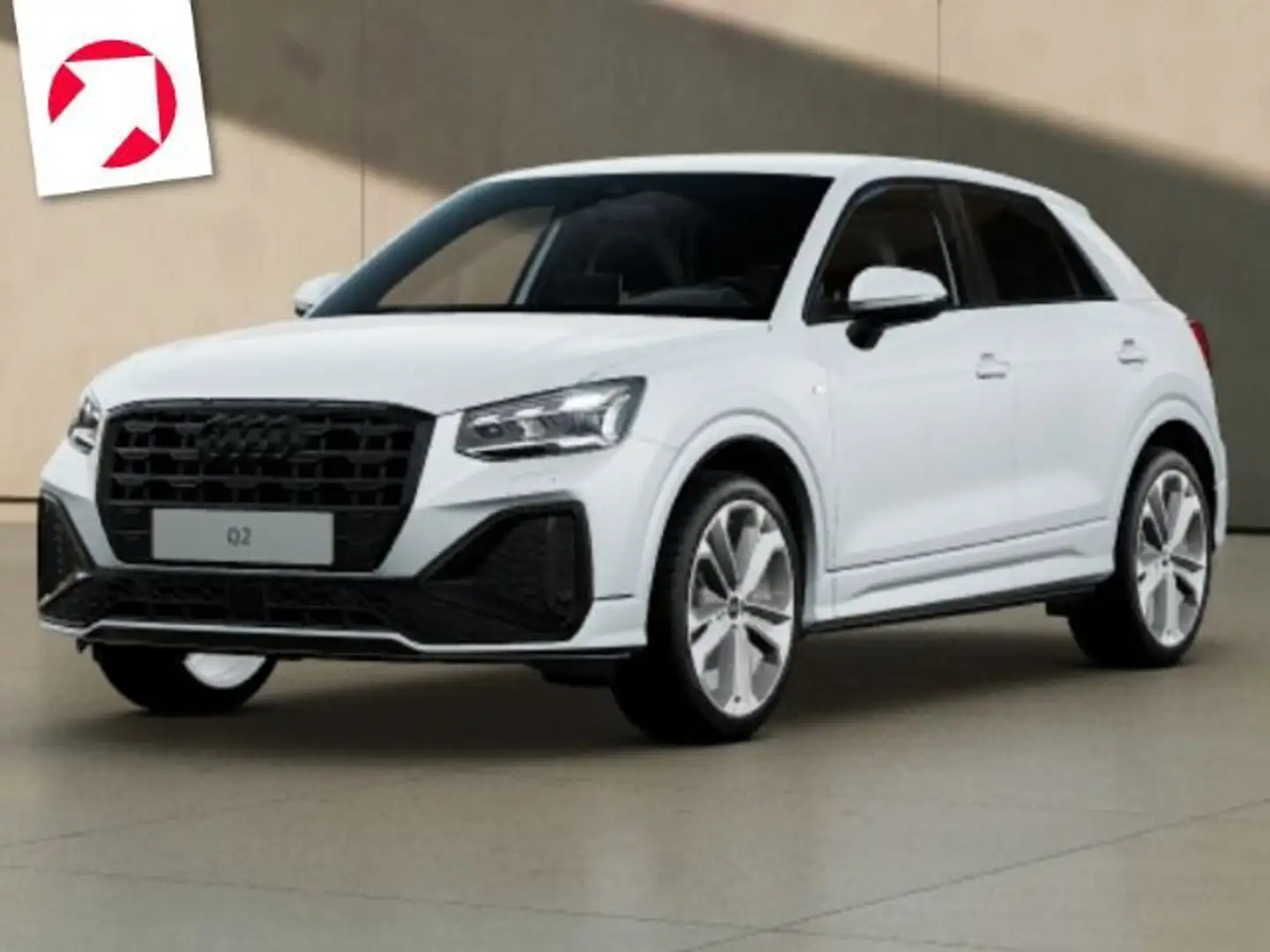 Audi Q2 S line 35 TFSI S tronic*MATRIX*AHK*ACC*NAVI* Weiß - 2