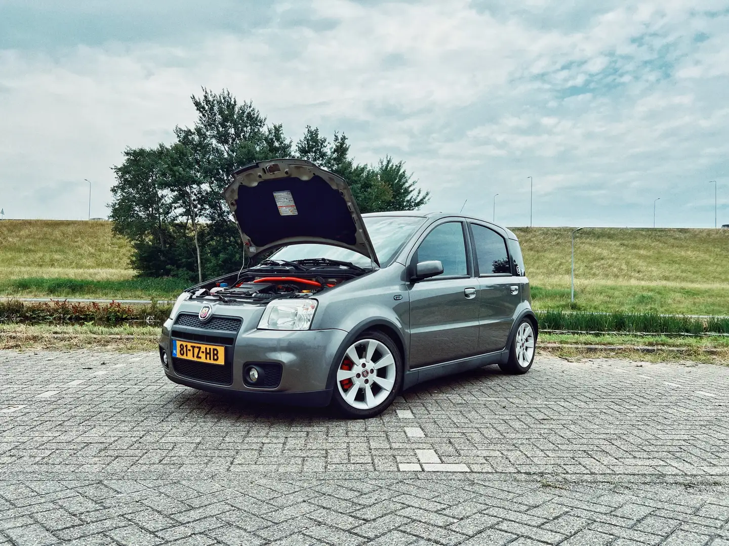 Fiat Panda Sport 100hp Argent - 1
