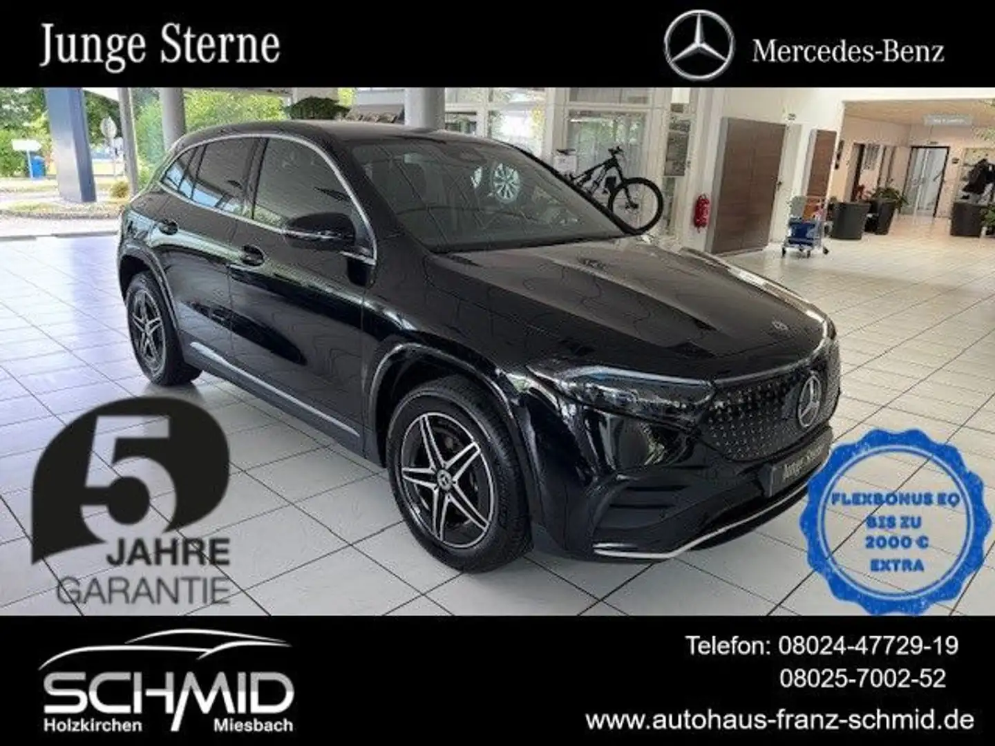 Mercedes-Benz EQA 250+ AMG Line Adv Thermotronic Kamera Totwin Noir - 1