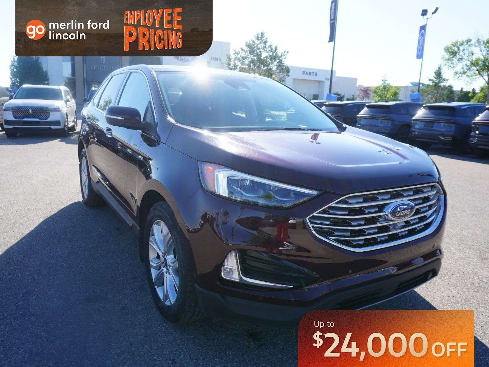 2021 Ford Edge TITANIUM 301A, COLD WEATHER PKG, AWD, LEATHER