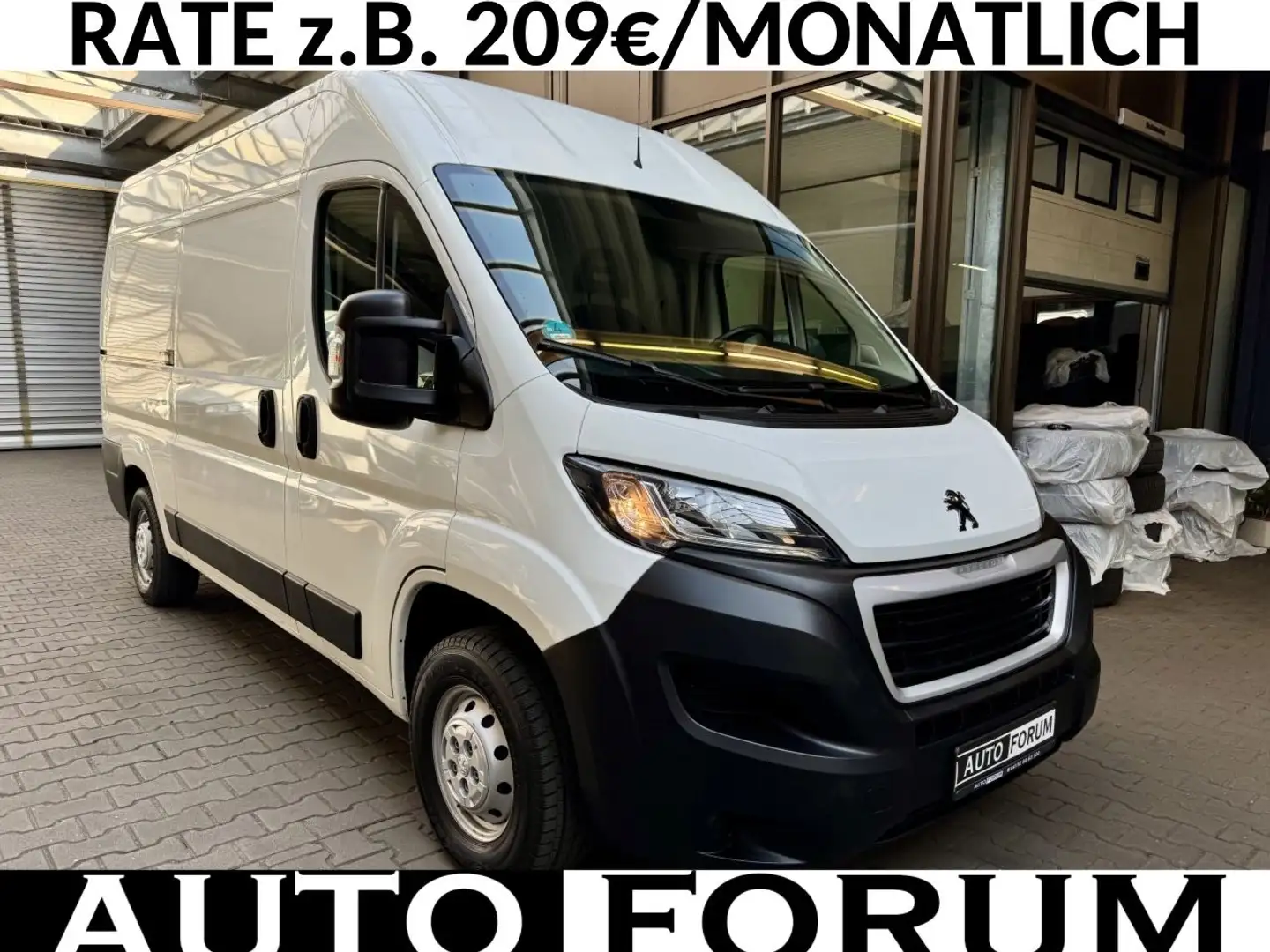 Peugeot Boxer 2.2 HDi L2H2 3,3t KLIMA 3-SITZER PDC DAB Weiß - 1