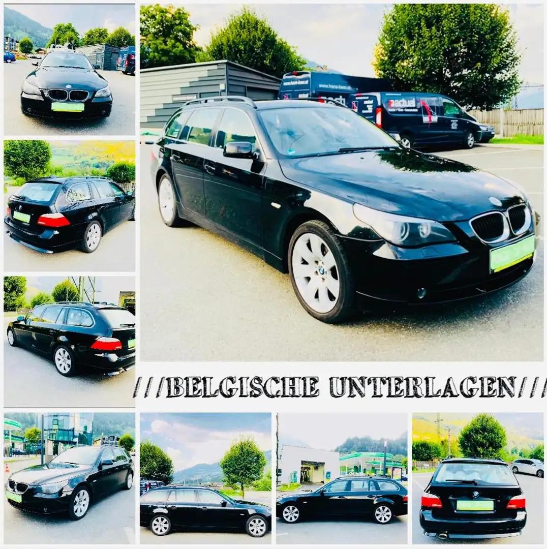 BMW 520 5er-Reihe NEUE PICKERL Diesel (E61) Black - 1
