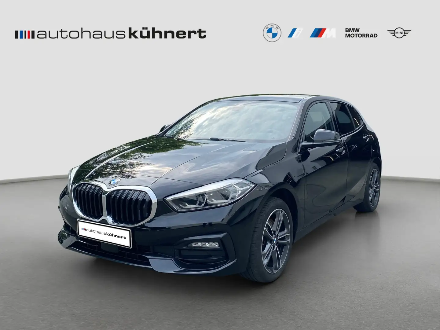 BMW 118 i Sport Line LED WLAN 1. Hand Negro - 1