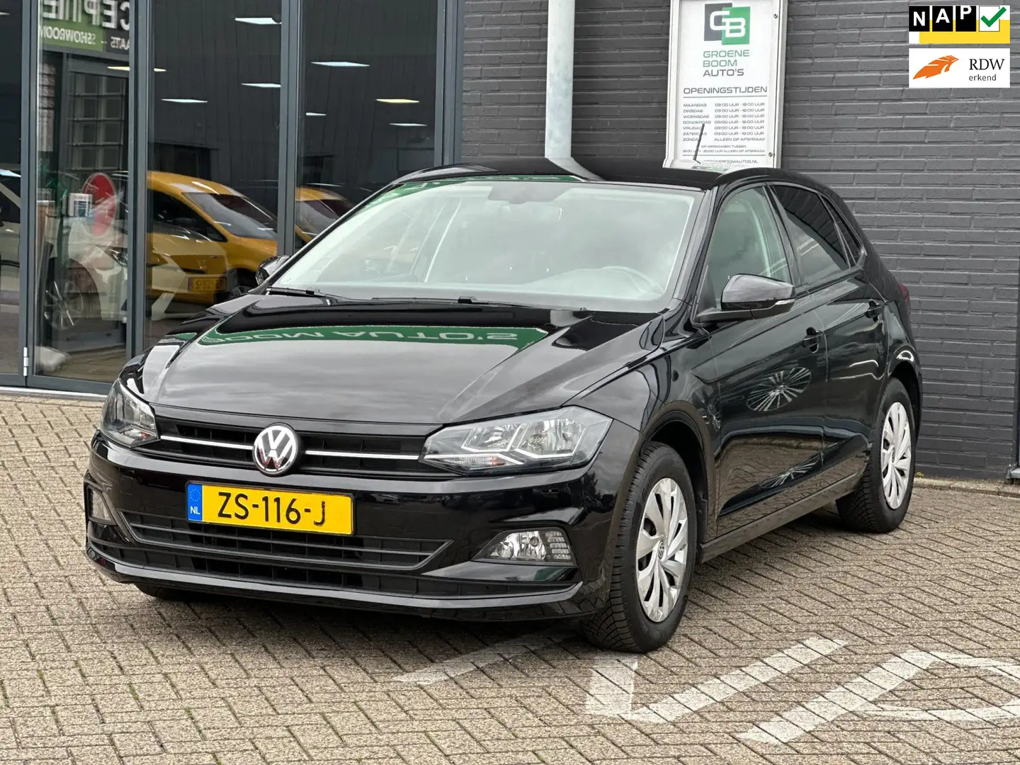 Volkswagen Polo 1.0 MPI Comfortline/1 STE EIG/APP-CONNECT/AIRCO/NL Schwarz - 1