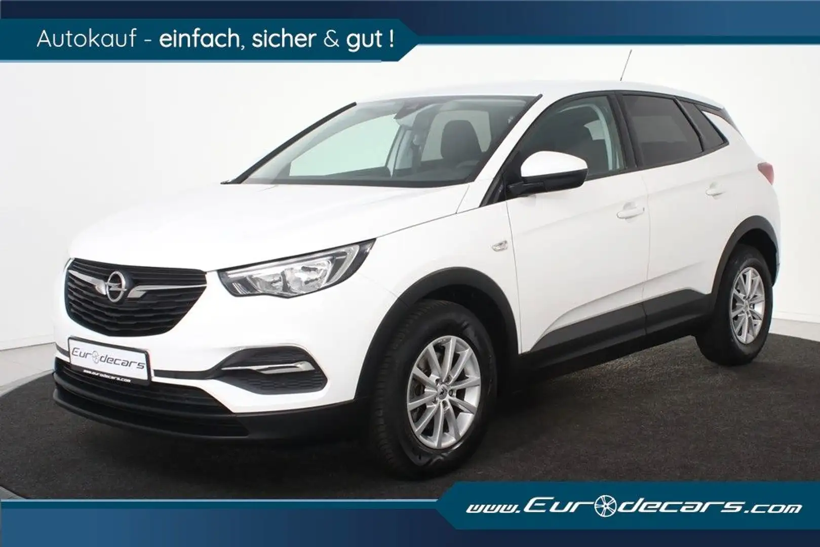 Opel Grandland X 1.2 Turbo*Park ass.*Klima*Tüv Neu* Weiß - 1