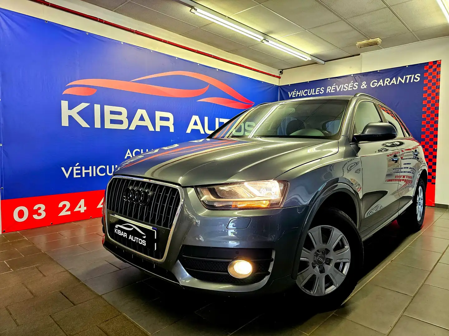 Audi Q3 2.0 TDI 163cv Quattro S-TRONIC 7*GARANTIE 12 MOIS Grigio - 1