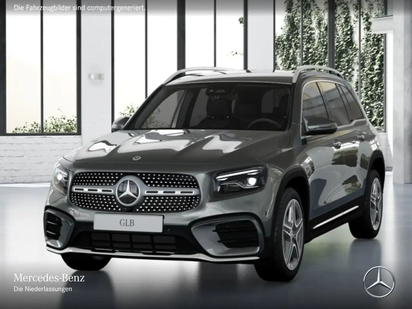 Mercedes-Benz GLB 200 AMG+360°+AHK+MULTIBEAM+TOTW+KEYLESS+7G Gris - 2