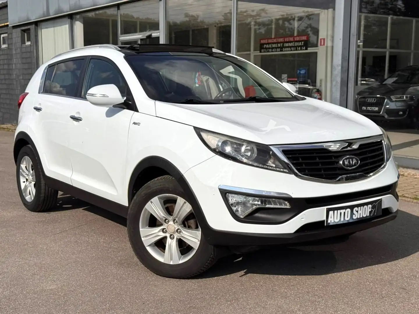 Kia Sportage 🟩2.0 DIESEL 136CV - 4X4 - AIRCO - CRUISE Weiß - 1
