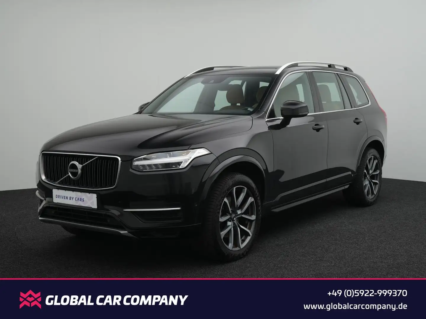 Volvo XC90 Momentum 2WD APP,ACC,LED,7P,SPURH,NAVI,KAM Zwart - 1