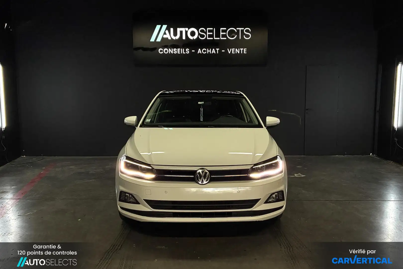 Volkswagen Polo CARAT - 1.0 TSi 95cv DSG7 | Camera | Toit Ouvrant  Blanc - 2