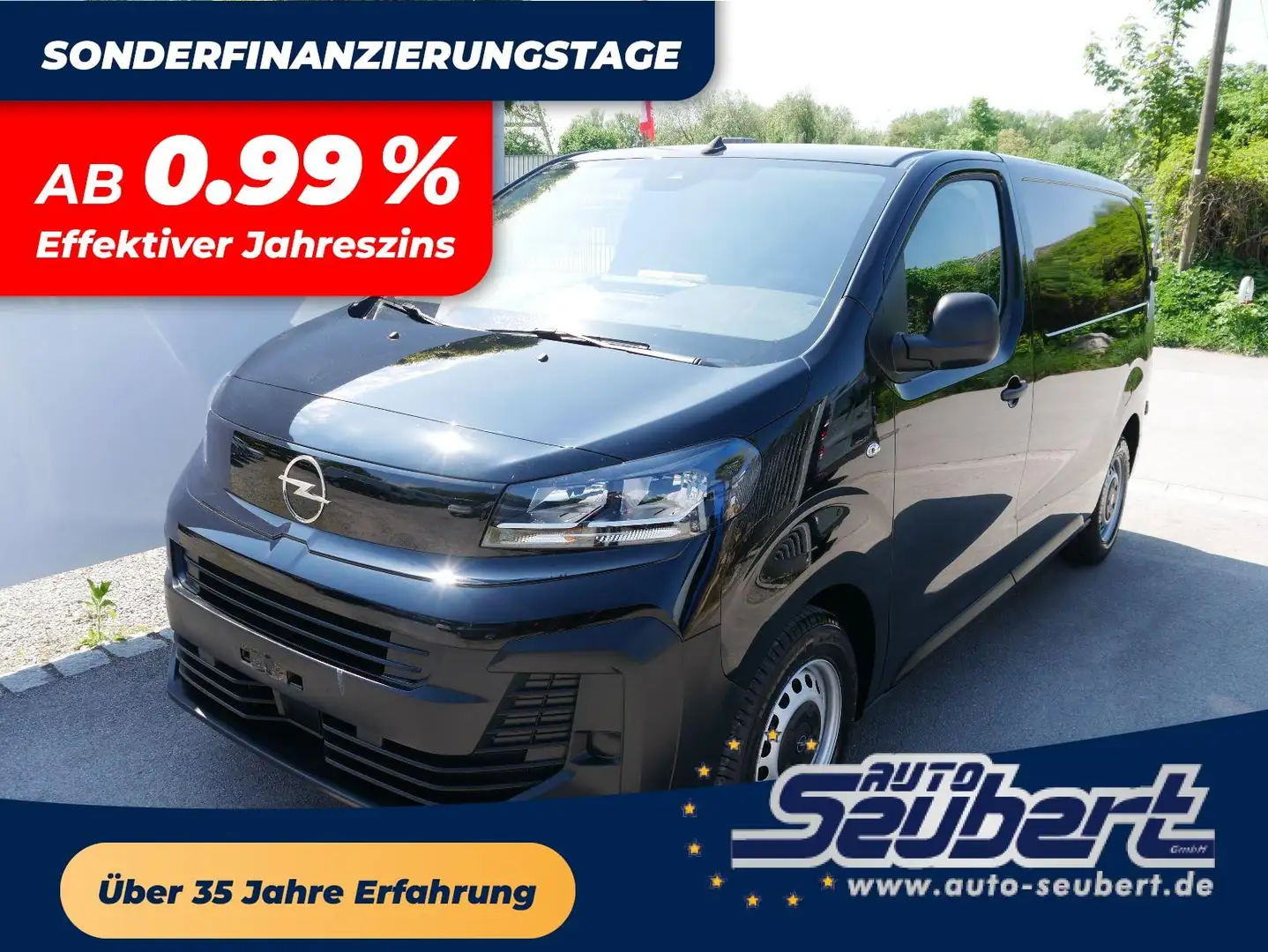 Opel Vivaro Furgon L2 2.0 BlueHDI*3-SITZER*KLIMA*BlUETOOTH*PDC Negro - 1