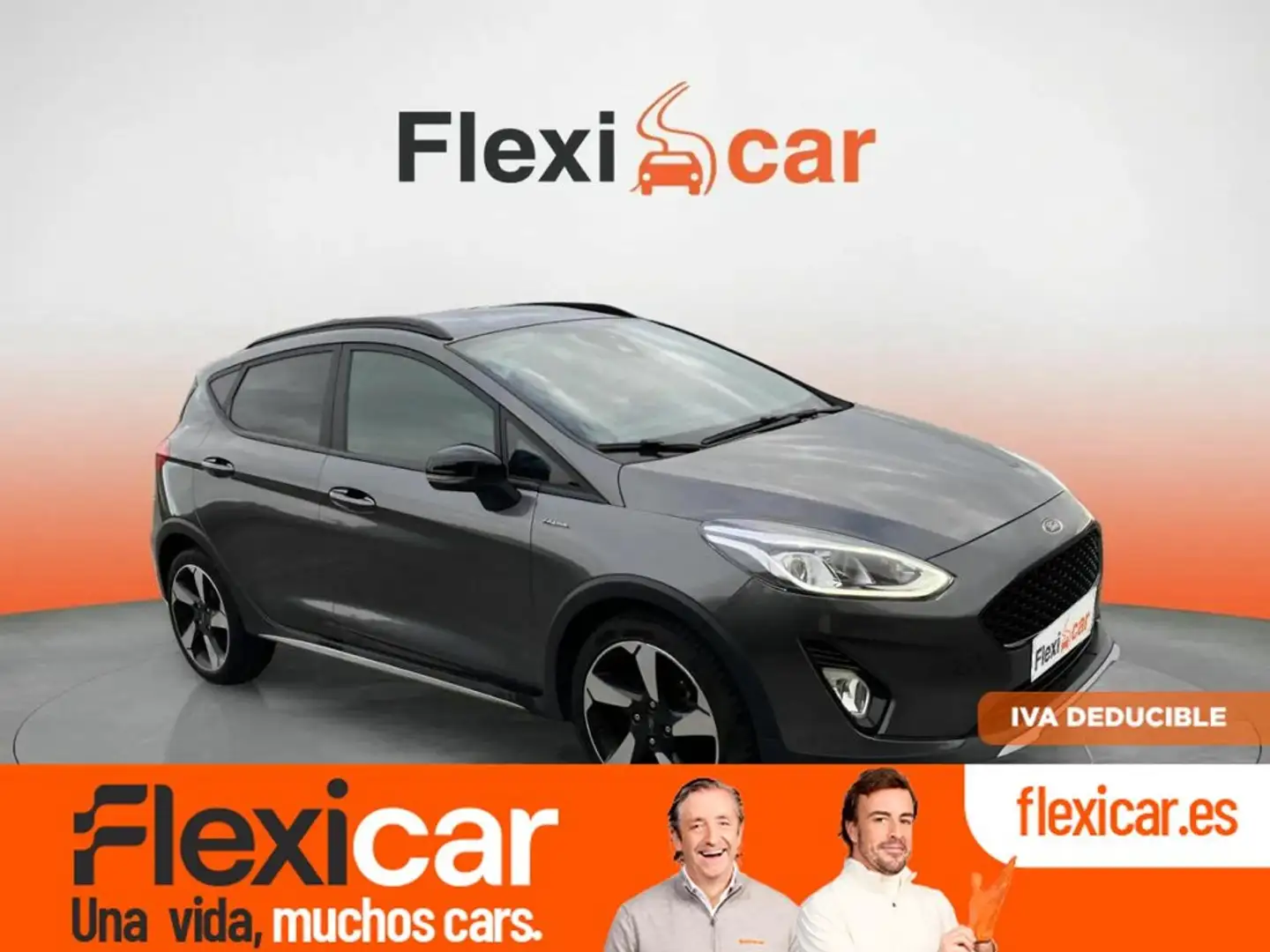 Ford Fiesta 1.0 EcoBoost S/S Active 95 Gris - 1