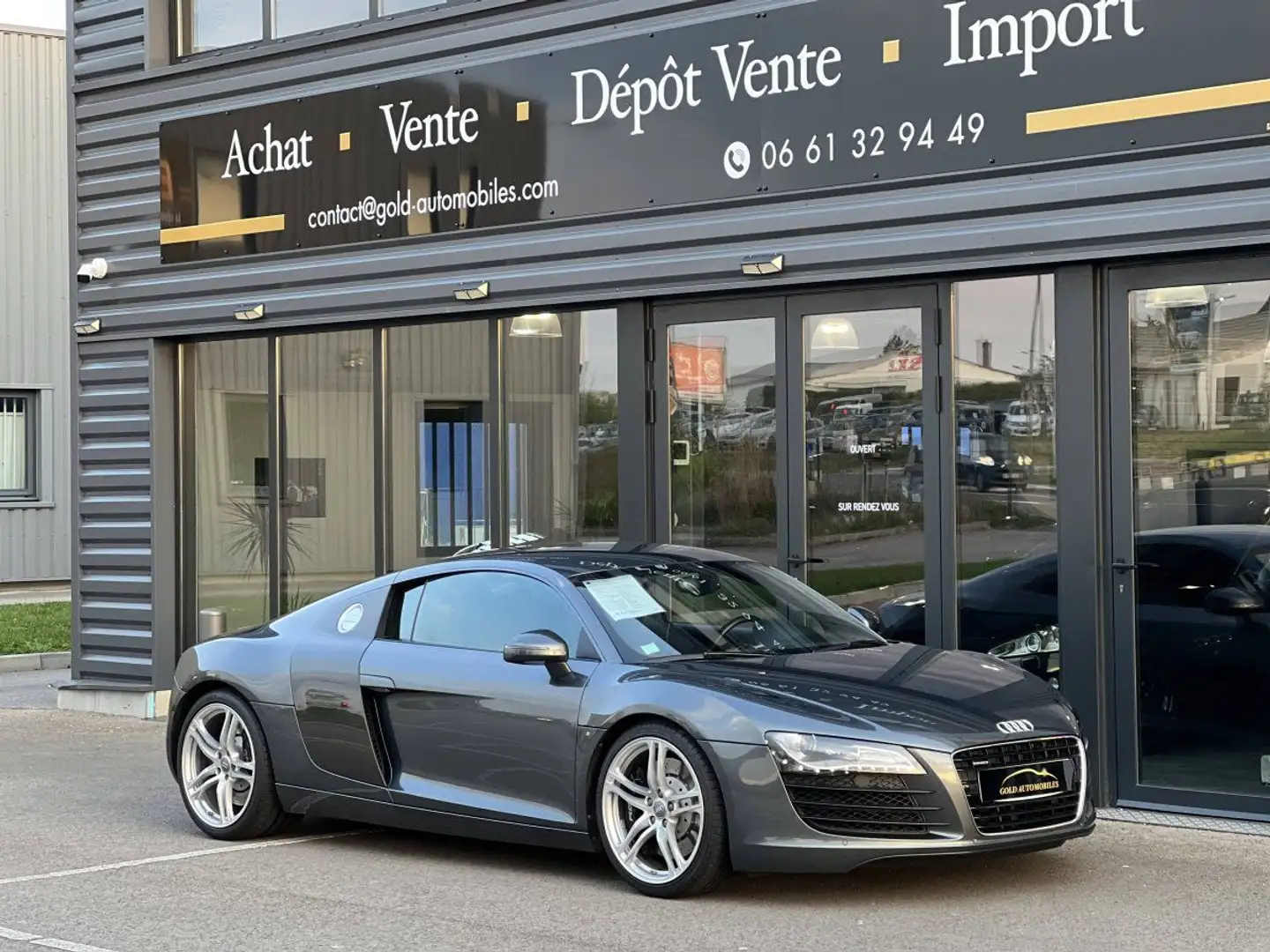 Audi R8 4.2 FSI 420cv V8 QUATTRO Gris - 2