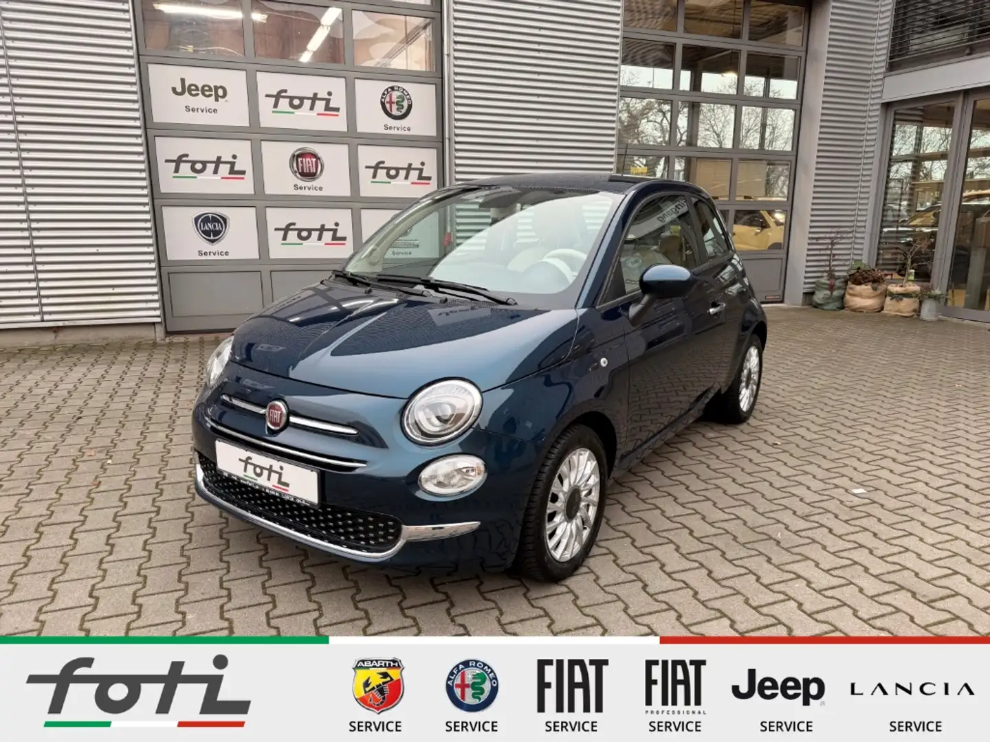 Fiat 500 Lounge 1.2 8V 69PS Automatik Sitzheizung Blau - 2