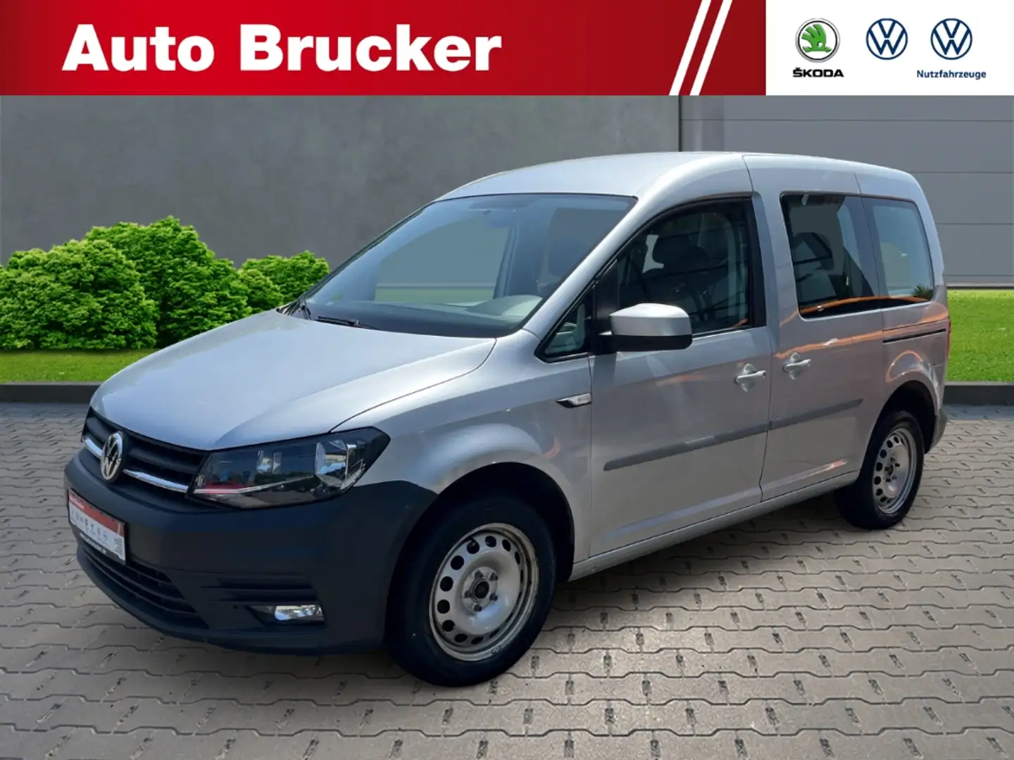 Volkswagen Caddy PKW Trendline 4Motion 2.0 TDI Navi+2-Zonen-Klimaau Silber - 1