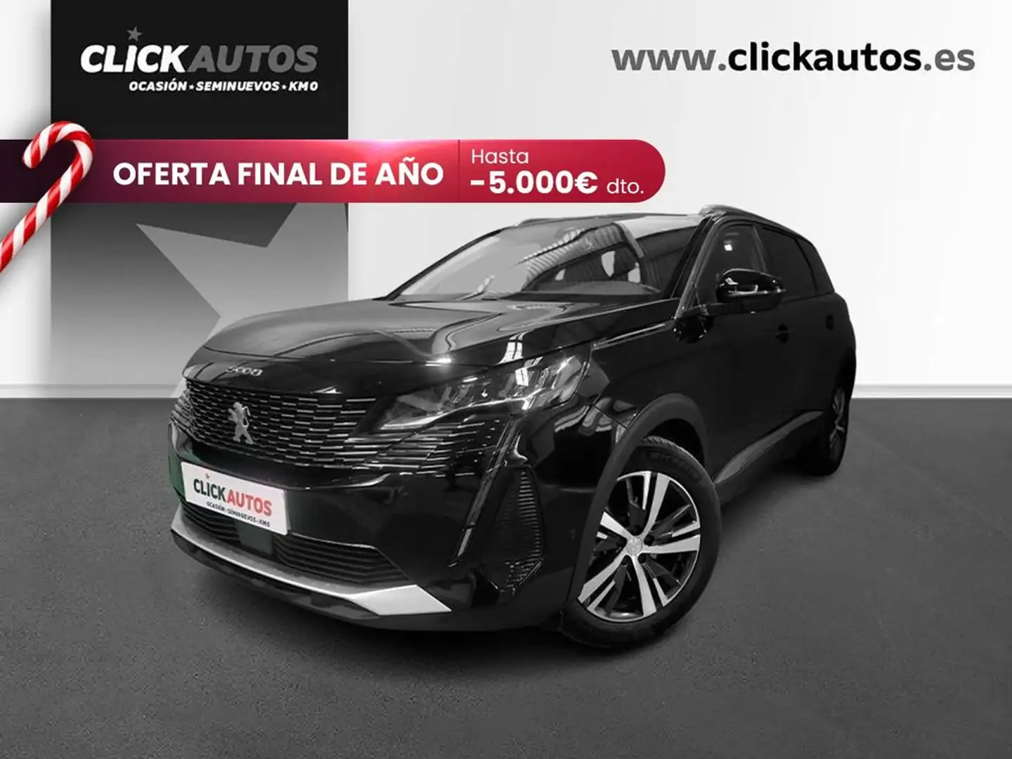 Peugeot 5008 1.2 Puretech 130CV Allure Pack 5+2 Negru - 1