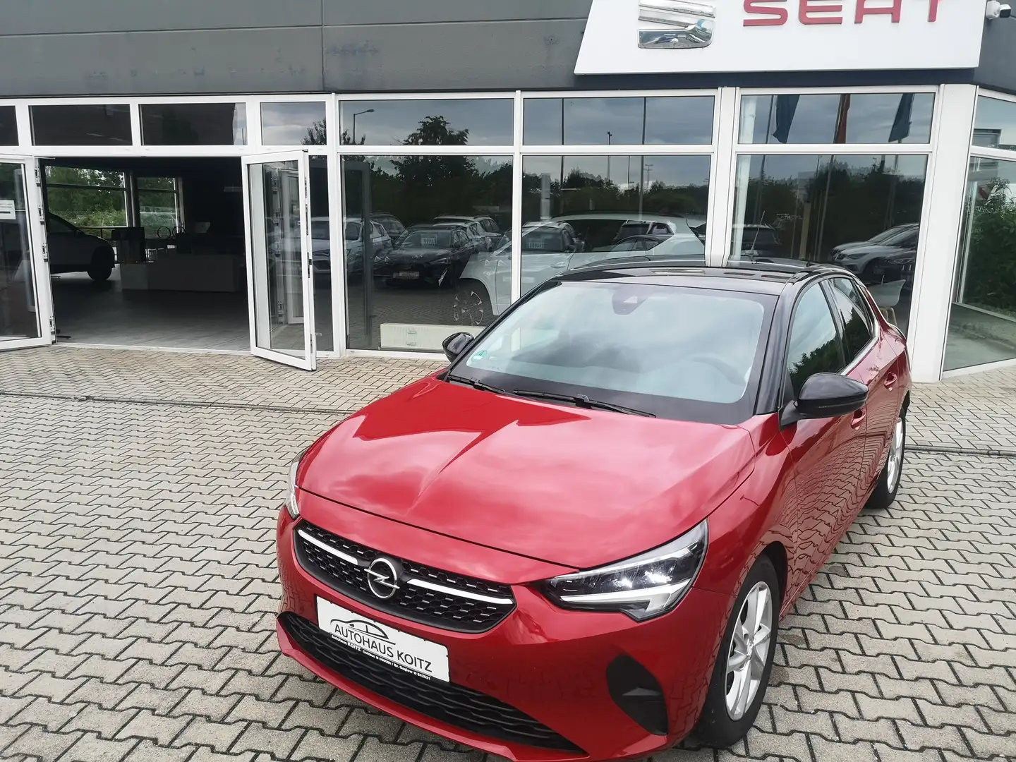 Opel Corsa Elegance SHZ Kamera PDC WKR Android Auto Rot - 1