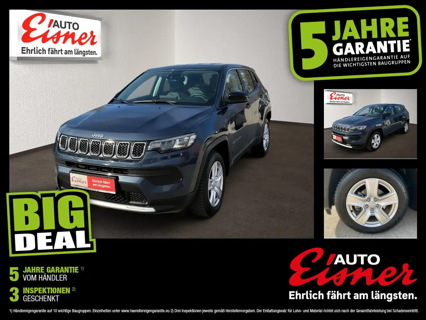 Jeep Compass 1.5 T4 FWD DCT7 Blau - 1