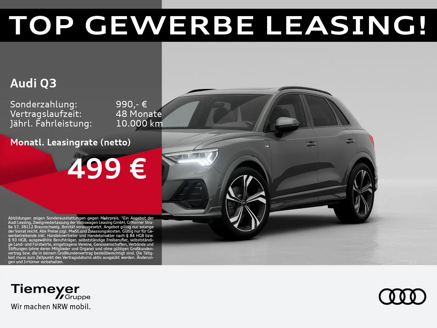 Audi Q3 35 TFSI 2x S LINE MATRIX NAVI+ ACC LM20 Grau - 1