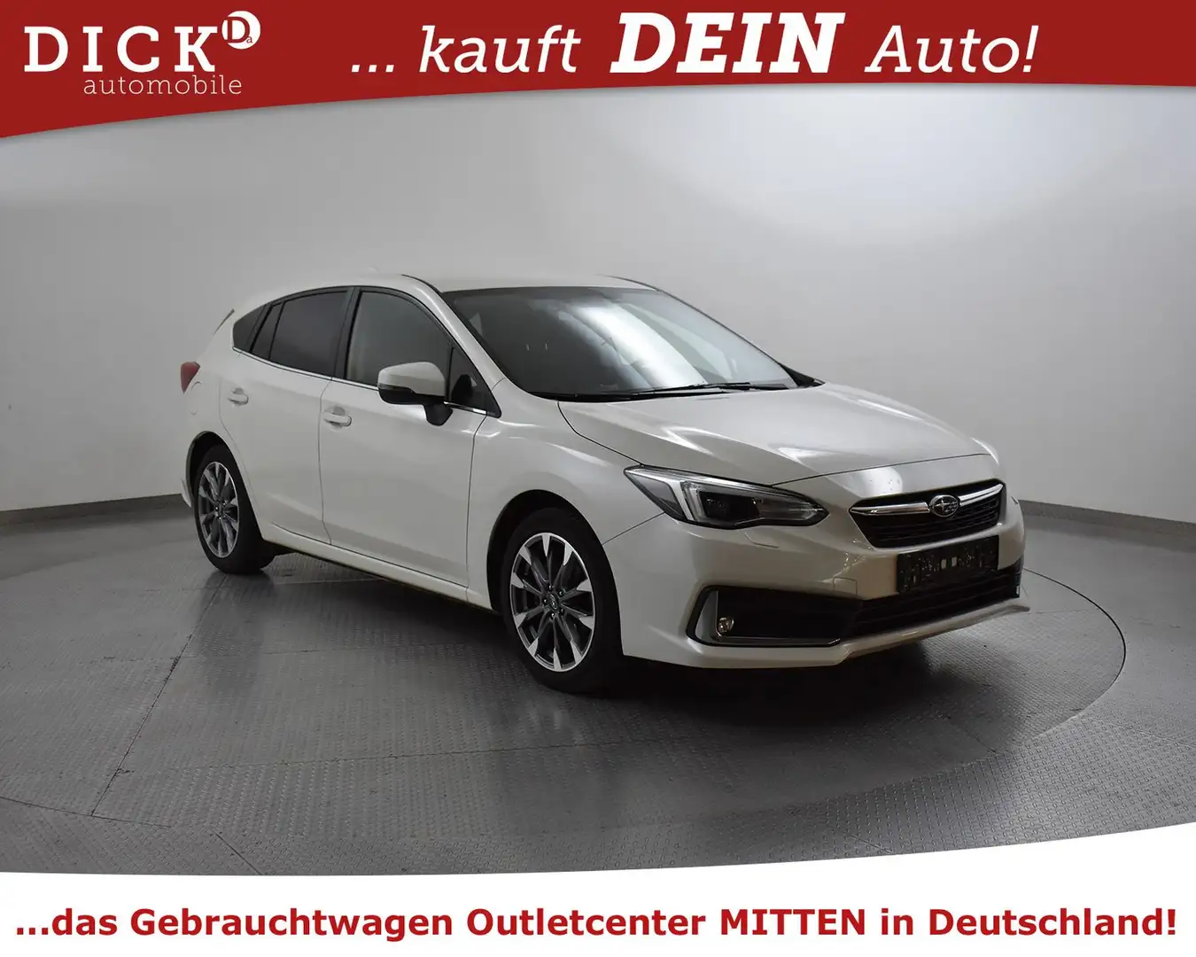 Subaru Impreza 1.6i 4WD Aut Exclus NAVI+SHZ+LED+KAM+ACC Bílá - 1