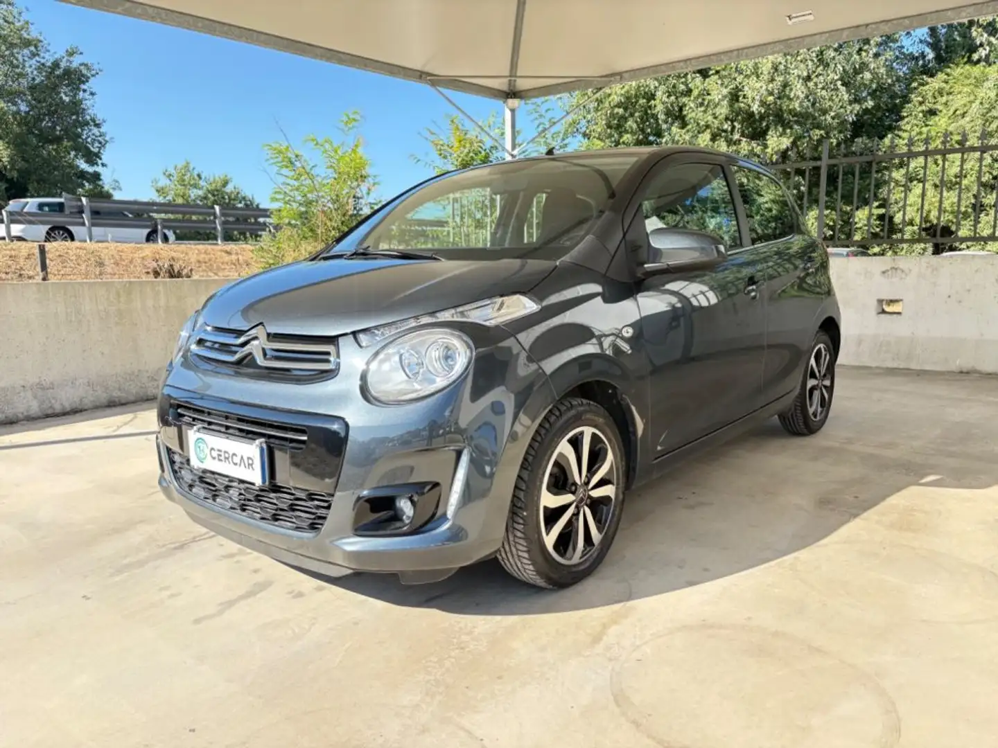 Citroen C1 VTi 68 ETG 5 porte AUTOMATICA OK NEOPATENTATI Grigio - 1