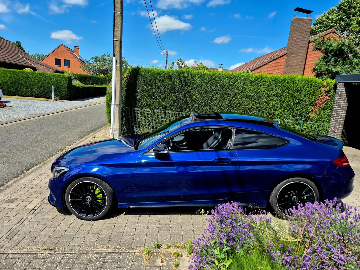 Mercedes-Benz C 220 Coupe C 220 d Pack amg Bleu - 2