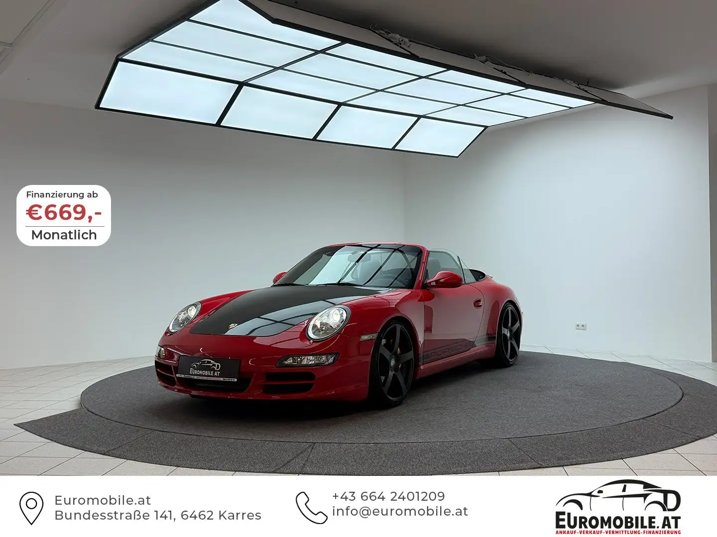 Porsche 997 Carrera S Cabrio Rot - 1