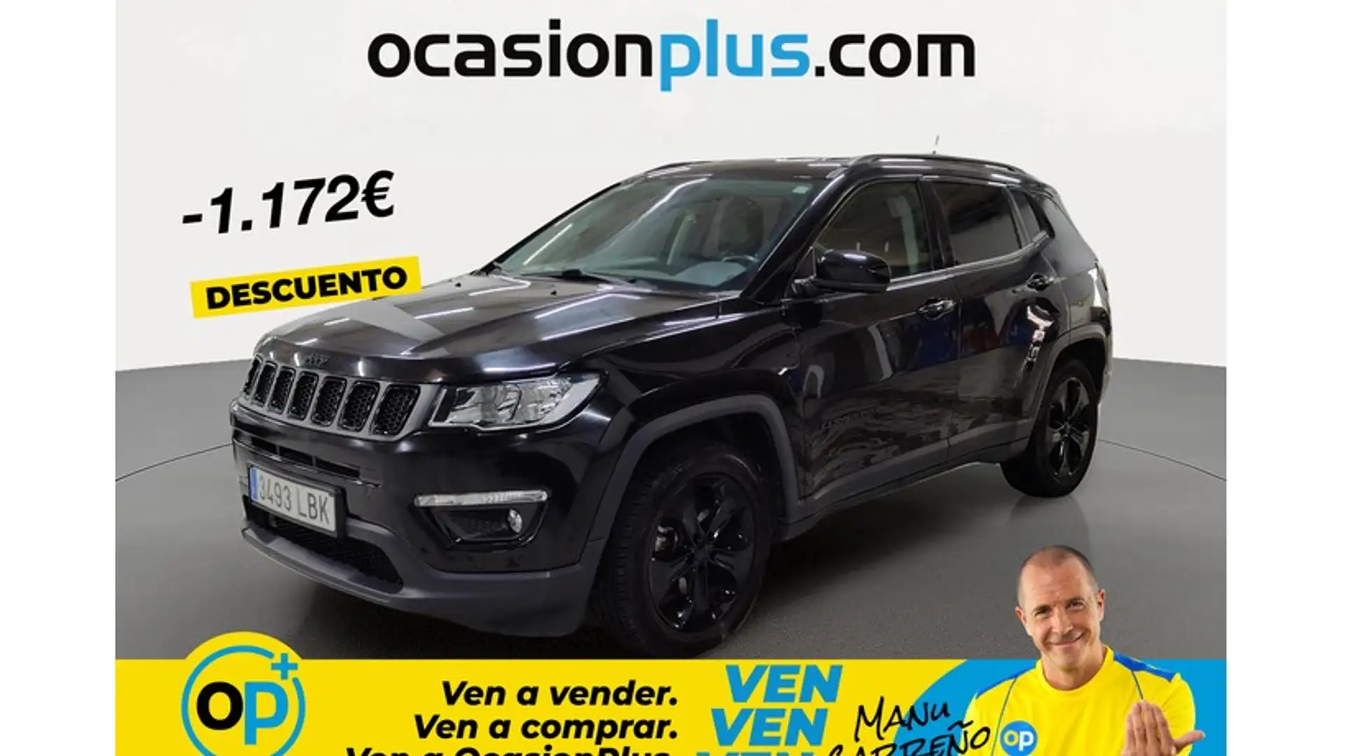 Jeep Compass 1.4 Multiair Night Eagle 4x2 103kW Negro - 1
