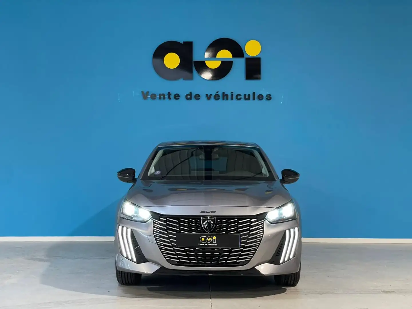 Peugeot 208 Allure Hybrid - 100 - BV e-DCS6 Gris - 2